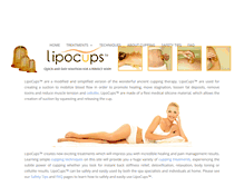 Tablet Screenshot of lipocups.com